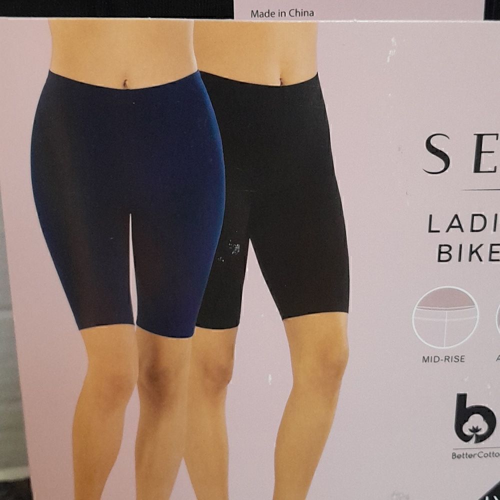 Serra Ladies 2 Pack of Bike Shorts...Size S... New